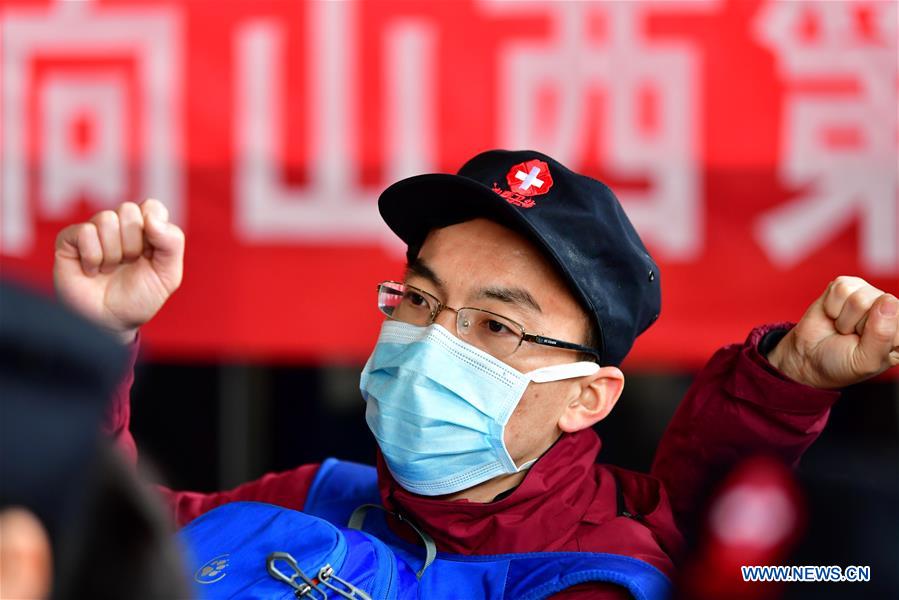 CHINA-SHANXI-MEDICAL TEAM FOR HUBEI-RETURN-REUNION(CN)